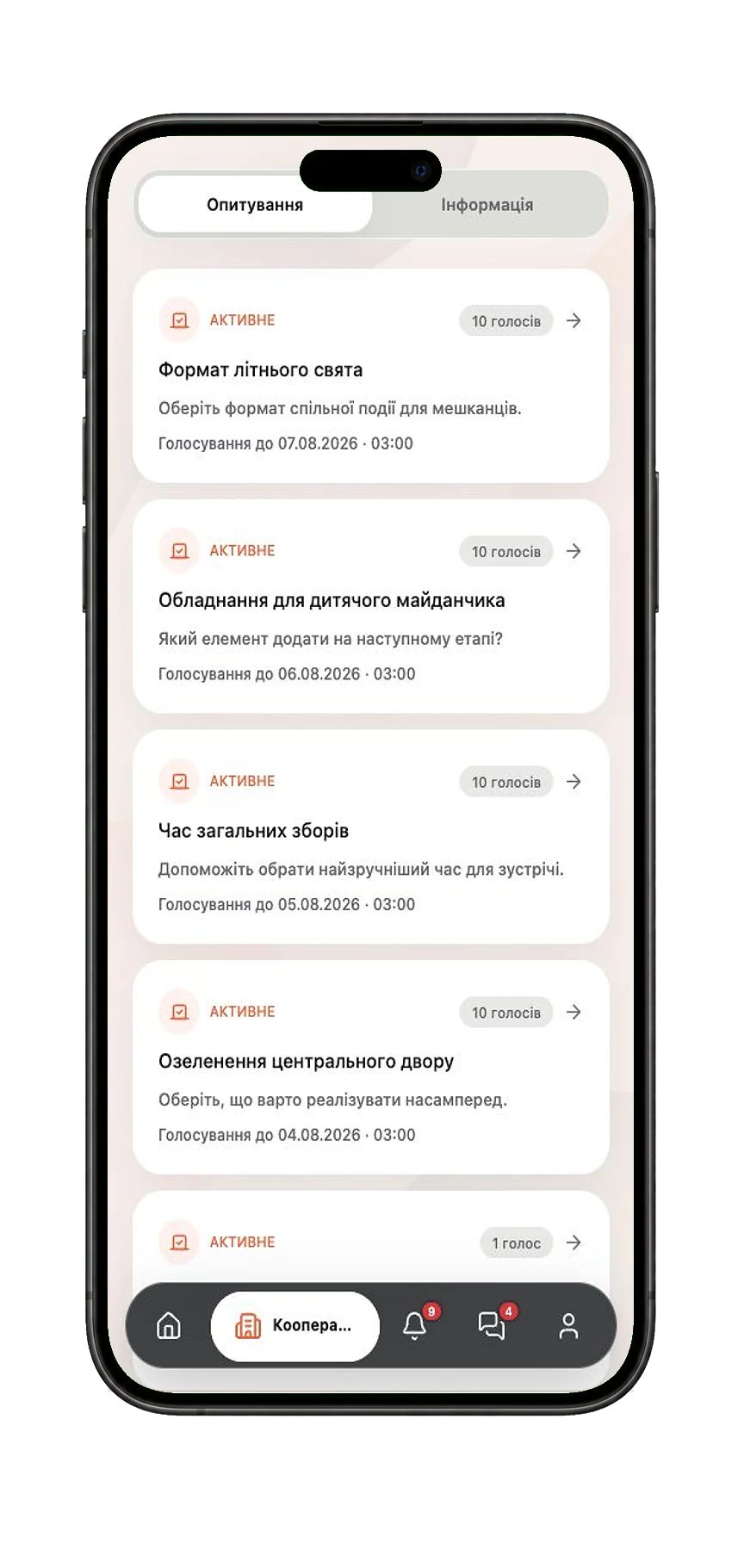 Опитування в кабінеті мешканця KONTUR