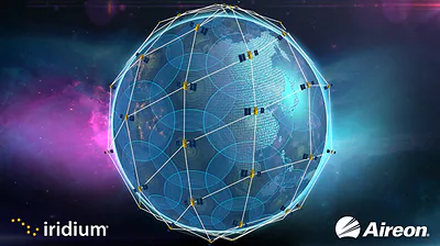 Ілюстрація Iridium і Aireon після завершення угоди