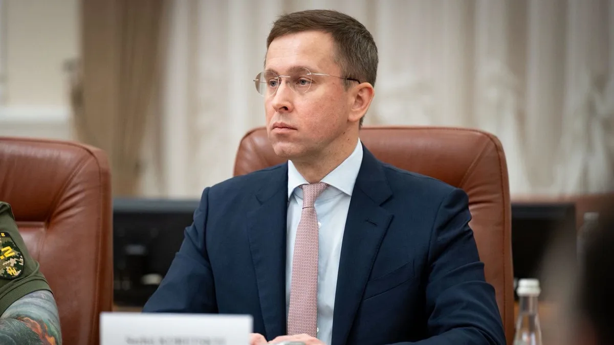 Сергій Корецький під час урядової наради