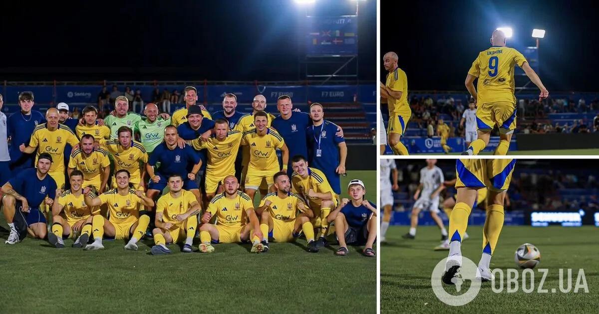 Збірна України з футболу 7х7 на Євро Націй F7 у Римі